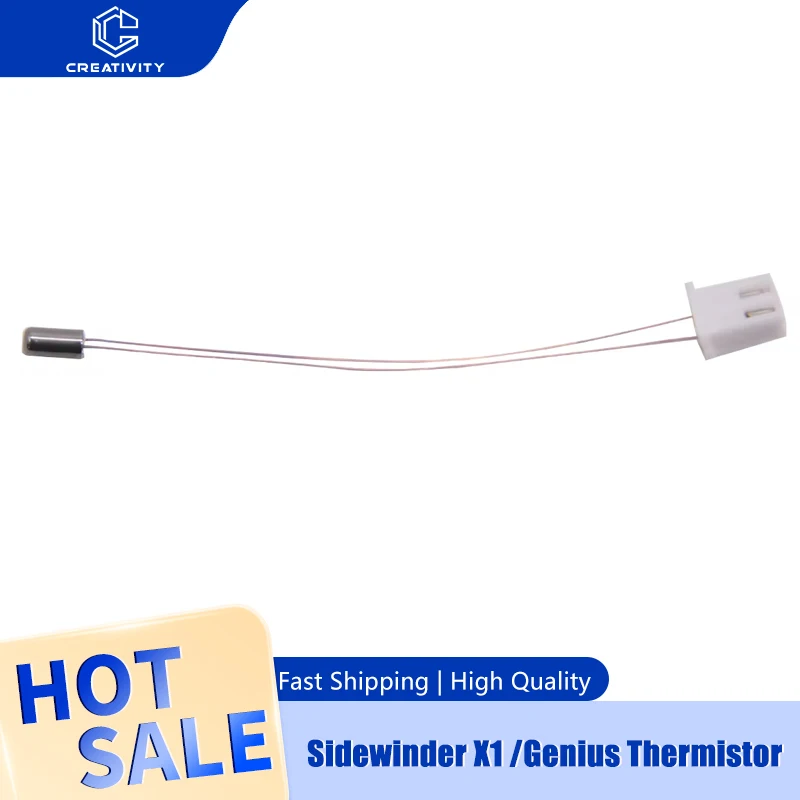 Creativity 3D printer parts Sidewinder X1/ Genius Thermistor Temperature Sensor NTC 3950 100K Ohm for Sidewinder X1/ Genius