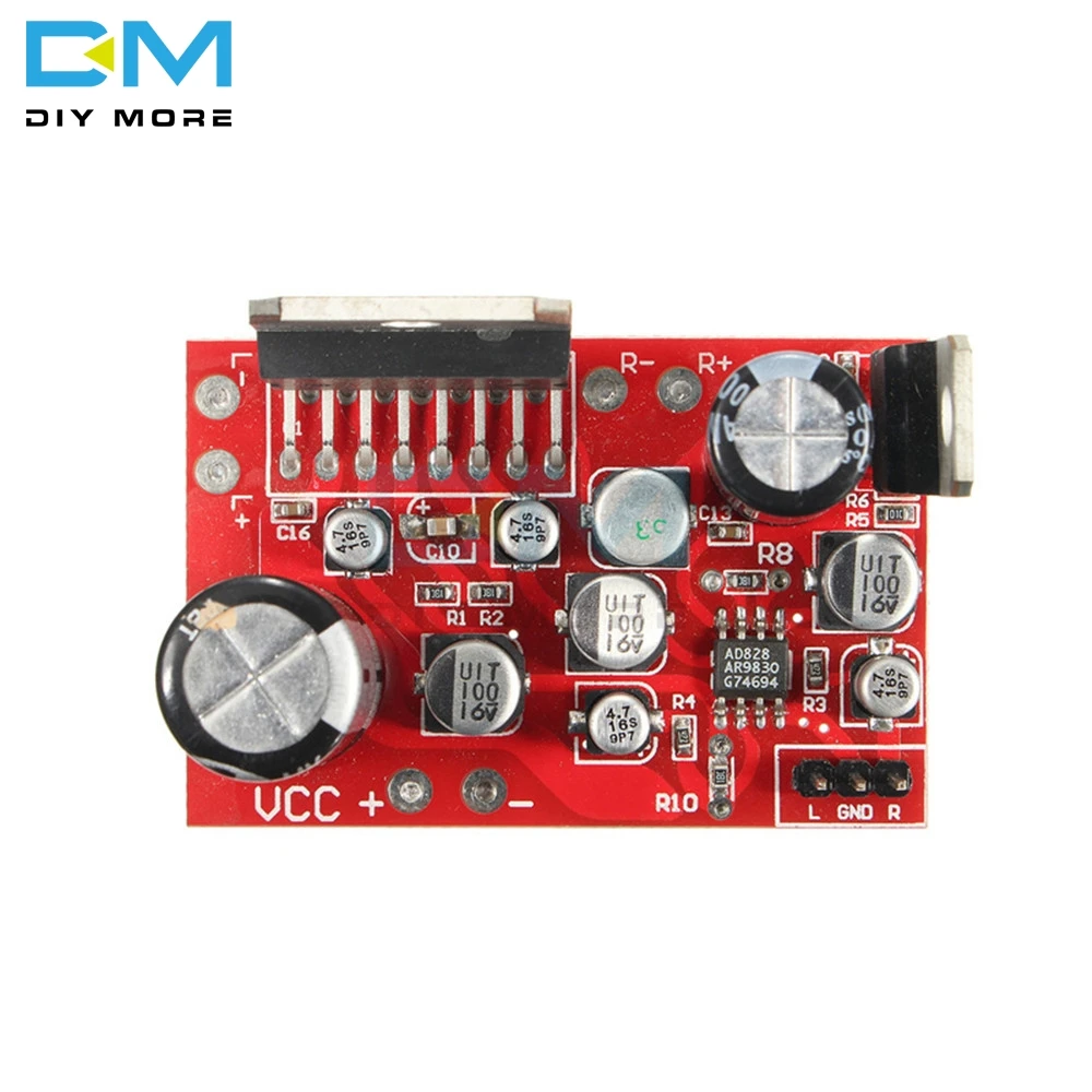 Diymore CD7379 38W+38W Stereo Amplifier Board DC 12V w/AD828 Preamp Super Than NE5532 Amplifiers Boards