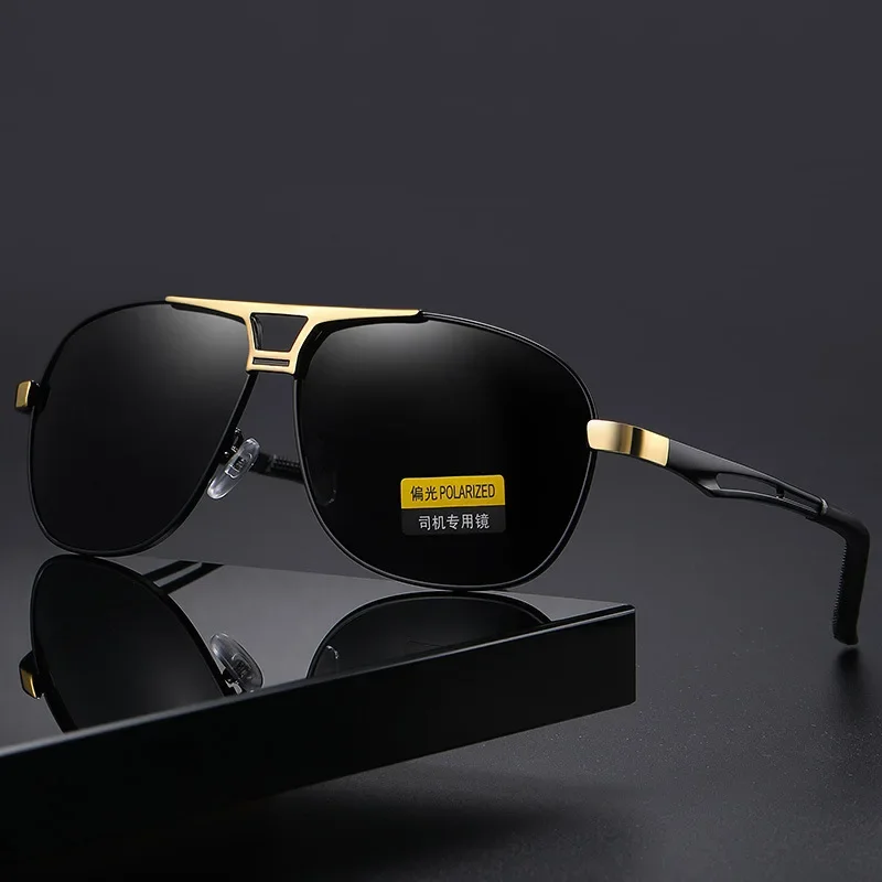 Luxury Men's Polarized Sunglasses Driving Sun Glasses For Men Women Brand Designer Male Vintage Pilot Glasses Photochromic