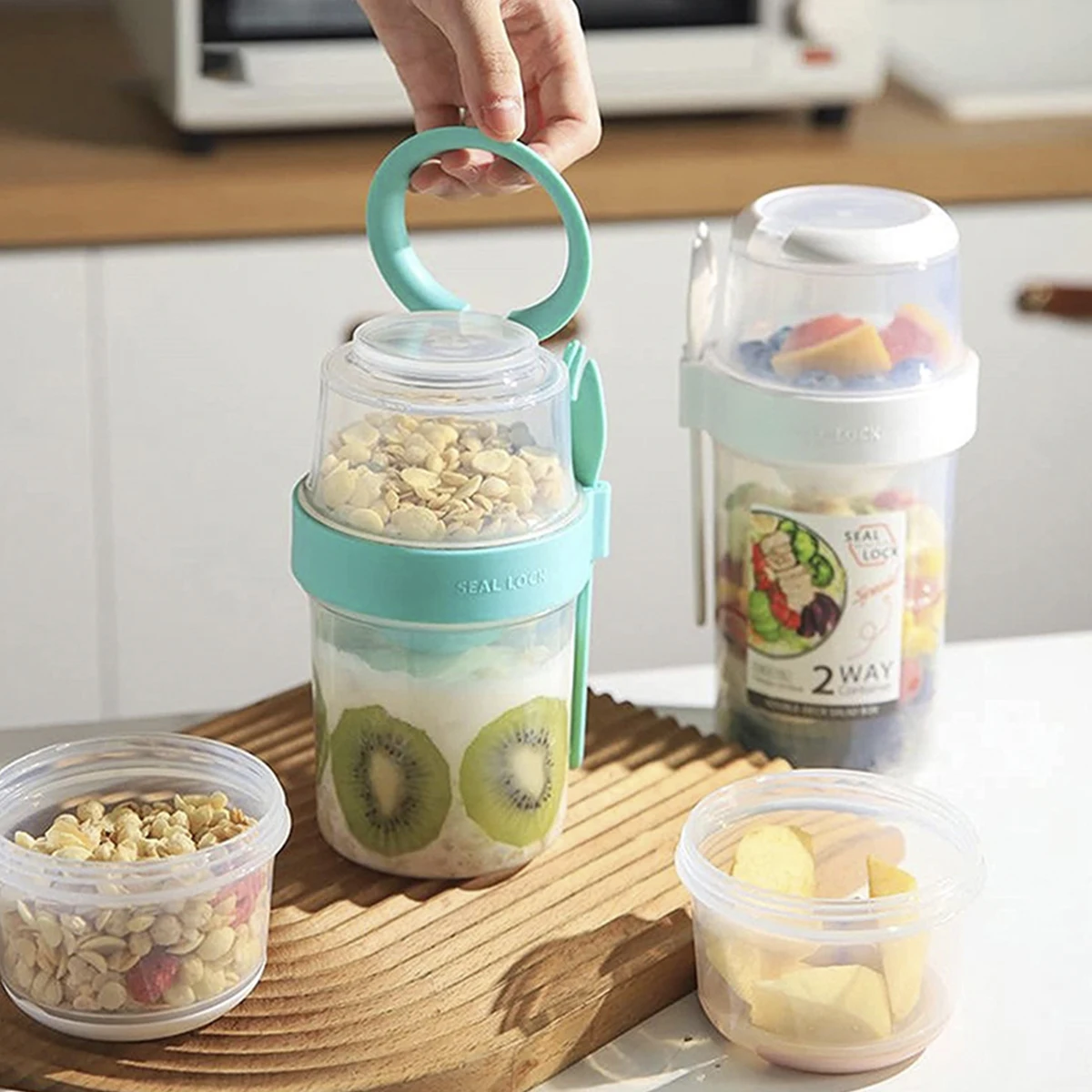 2er Pack über Nacht Hafer behä – Overnight Oat Jar Bewertung und Preis