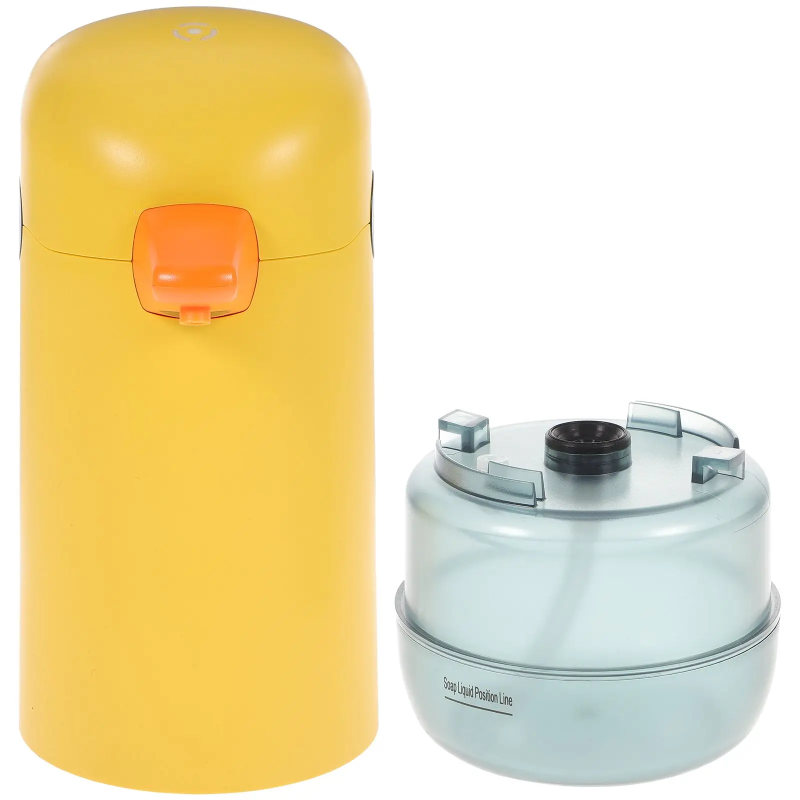 

Automatic Foams Soap Dispenser Kids Dinosaur Cartoon Yellow ABS Sensor Bathroom Kitchen Restaurant Refillable Large Capacity