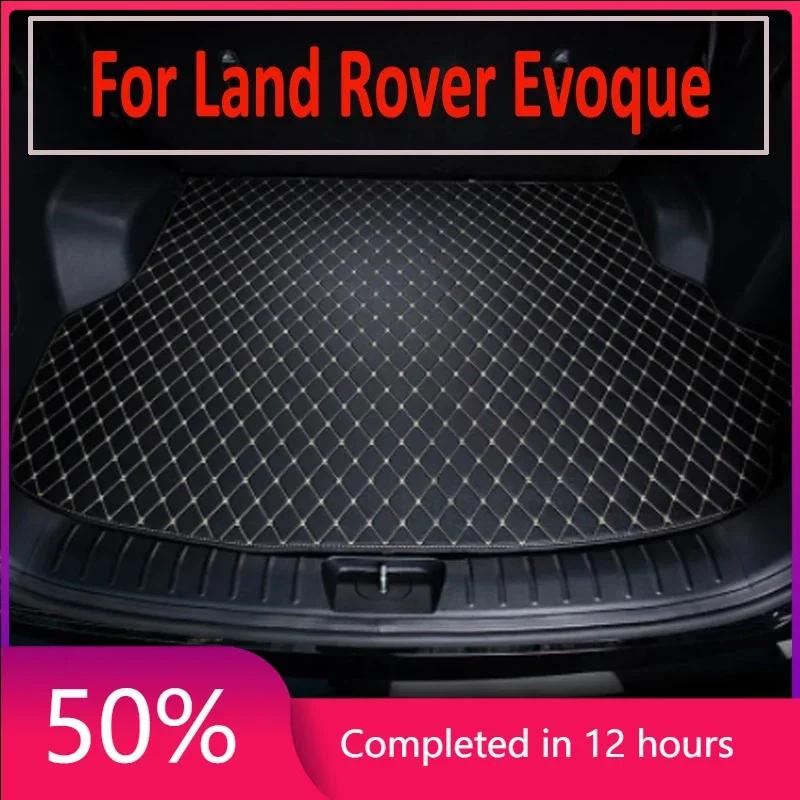 Car trunk mat for Land Rover Evoque SUV Four doors/Two doors 2012 2013 2014 2015 cargo liner carpet interior accessories cover