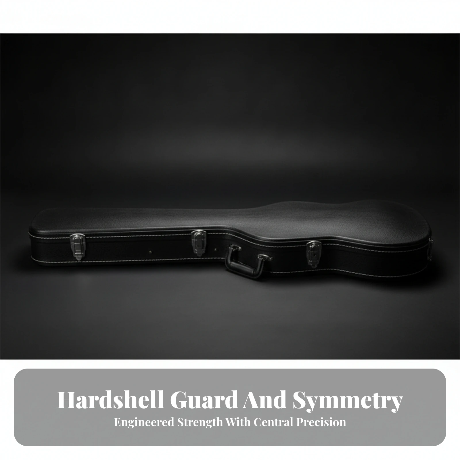 Hard-Shell Guitar Case Rugged ABS Guitar Case Safeguarding Deluxe for Guitarists, Travel, Gigs