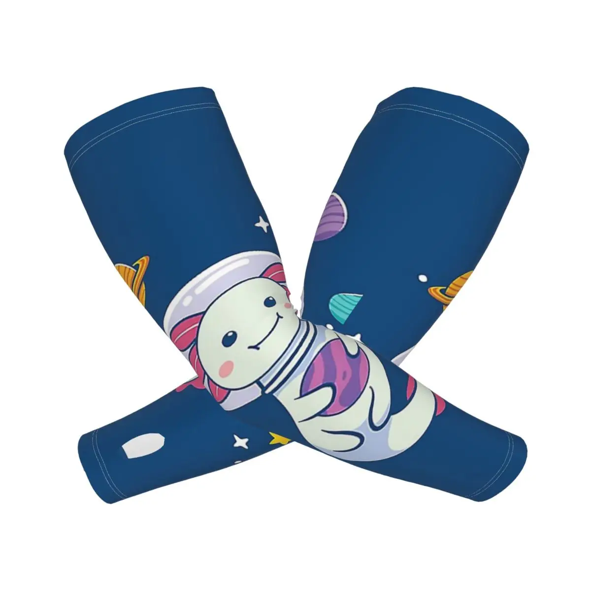 

Axolotl Fish уличные рукава для защиты от солнца и ультрафиолета, летние рукава из ледяного шелка с татуировкой для велоспорта