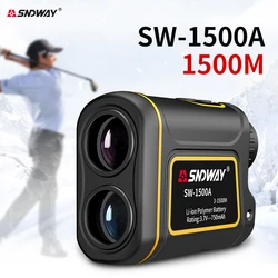 Sndway望遠鏡レーザーレンジファインダー600メートル1000メートル1500メートル単眼メトロレーザー距離計狩猟用デジタル巻尺レーザー