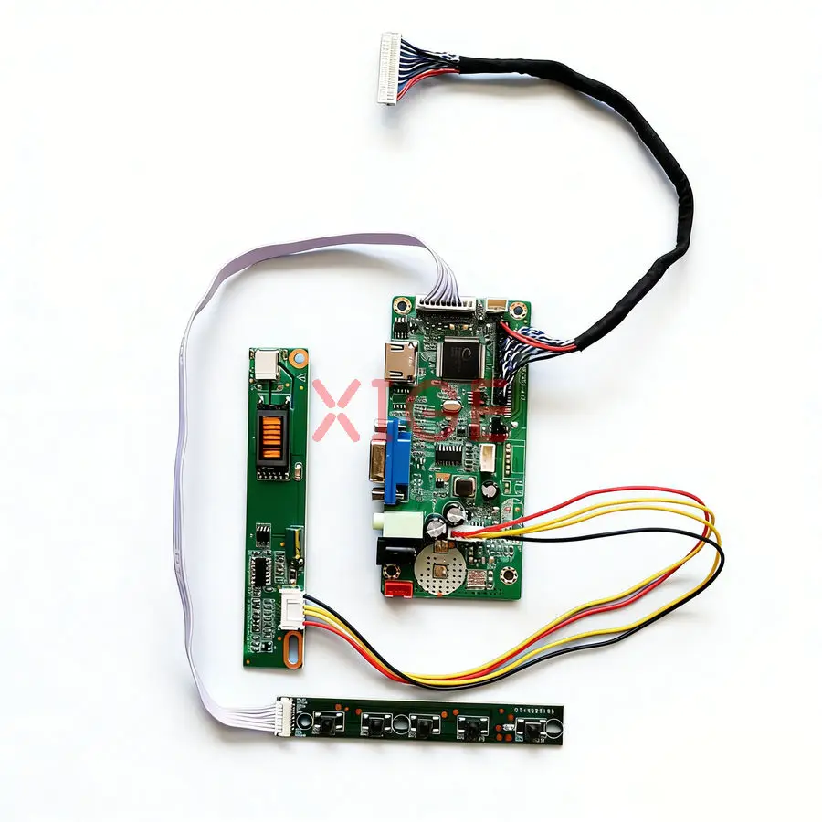 

Плата контроллера привода ЖК-дисплея подходит для LTN170X2 N170C2 LTN170BT08 LTN170WX 1440*900 30-контактный LVDS 1-CCFL 1440x900 VGA + HDMI комплект DIY