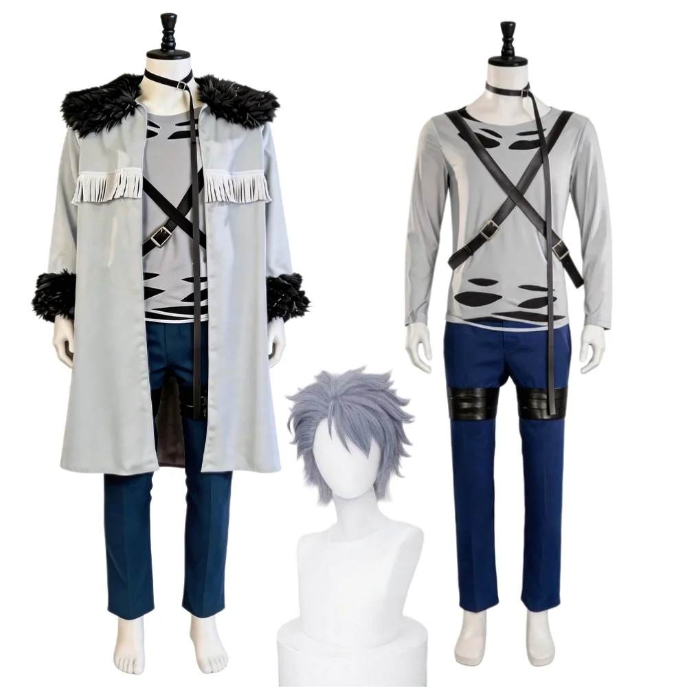 

Wirbel Cosplay Costume Via Abel Wirbel Trench Top Pants Uniform Outfits Anime Game Role Play Suits Wirbel Wig