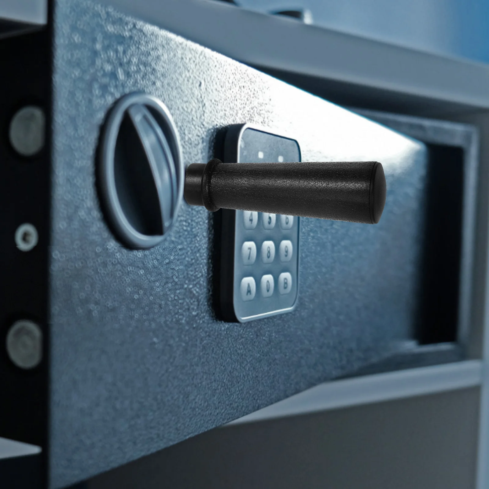 

Safe Handle for Box Metal Foldable L Handle Lock Sturdy Practical Modern Style Safe Parts Accessories Heavy Duty Replacement