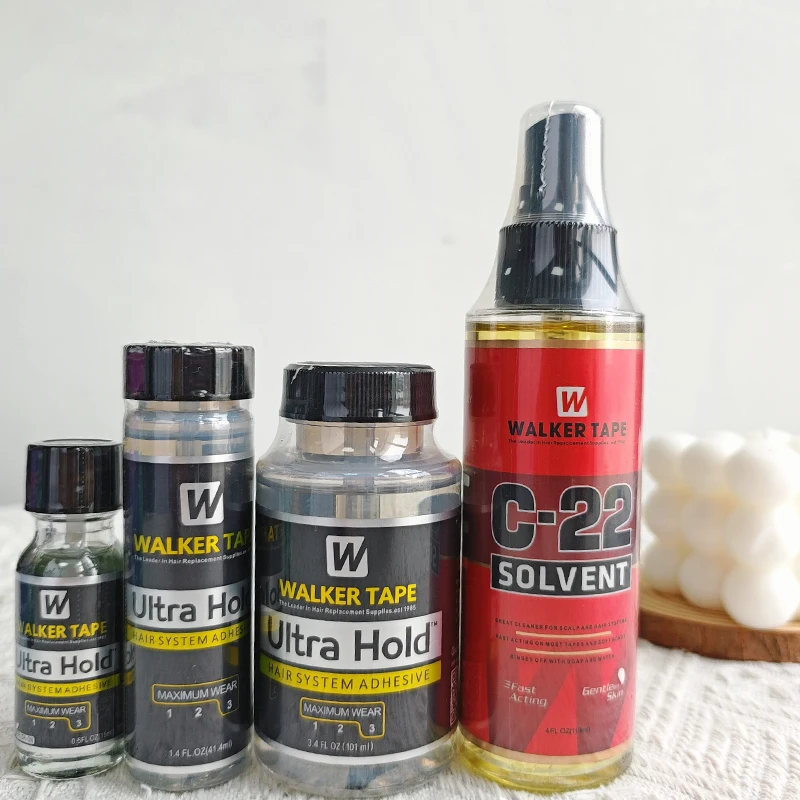 

Ultra Hold Hair System Lace Wig Glue Adhesives & 4oz C22 Solvent Wig Glue Remover set kit for lace wigs toupee closure