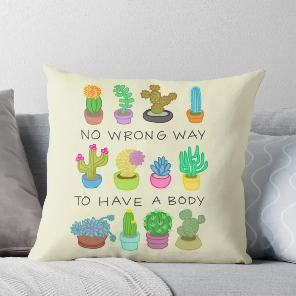 

No Wrong Way to Have a Body Throw Pillow Decorative Pillow Covers For Sofa Decorative pillow case