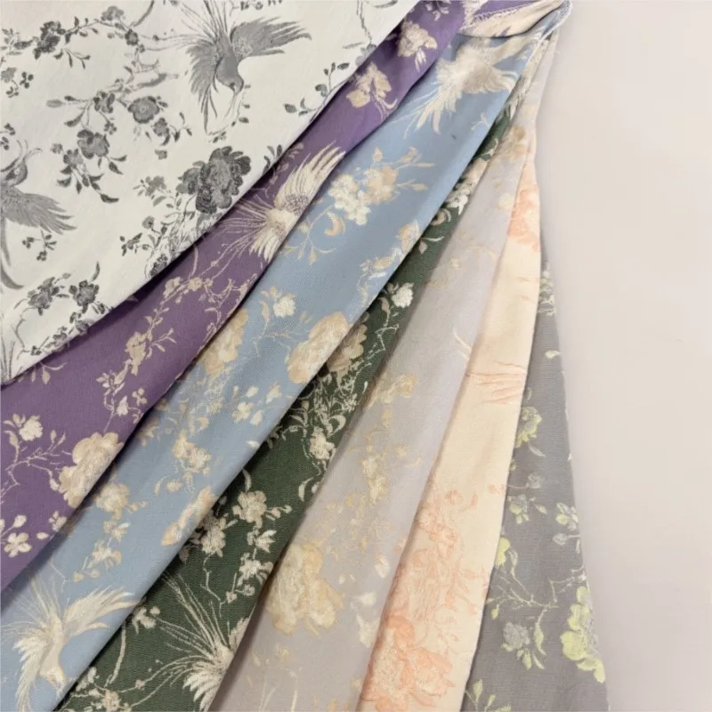 Jacquard fabric Chinese-style polyester-cotton women's armor 2