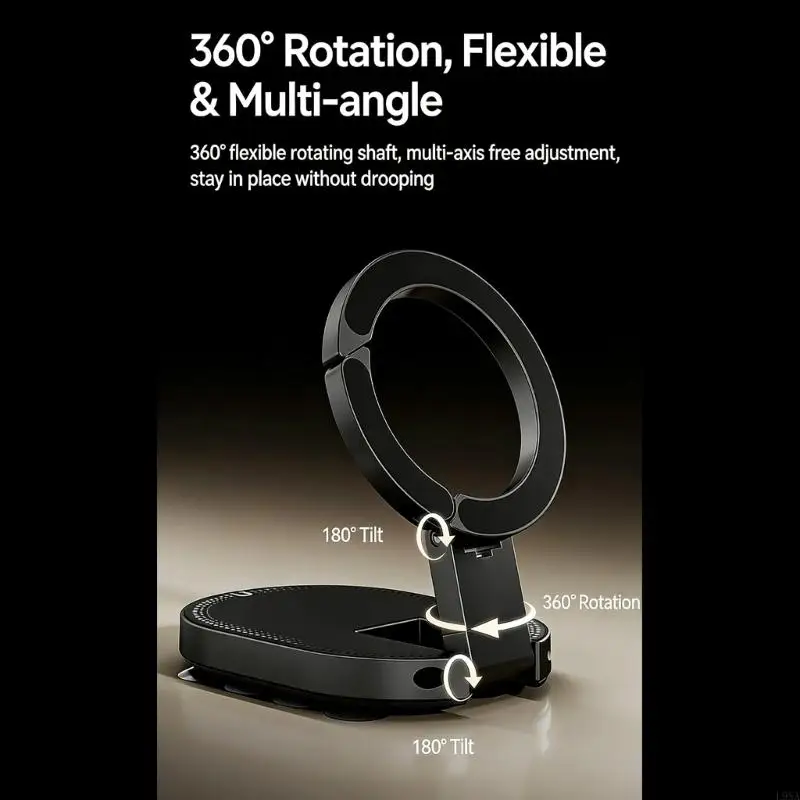2026 New 3 In 1 Phone Stand Rack For Desk Car And Travel Navigation Video Calls Stable Holder With Strong Adhesive Base