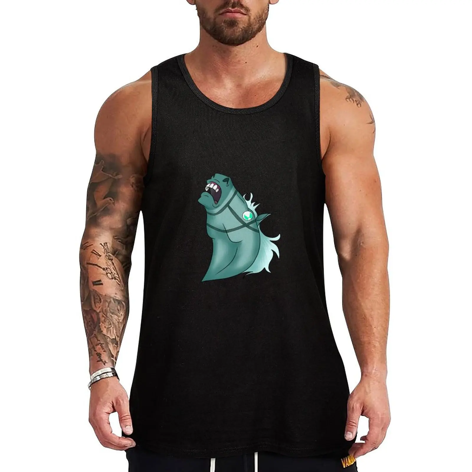 

Horse saying the SHAMAN in Centaurworld Tank Top Vests gym t-shirts man