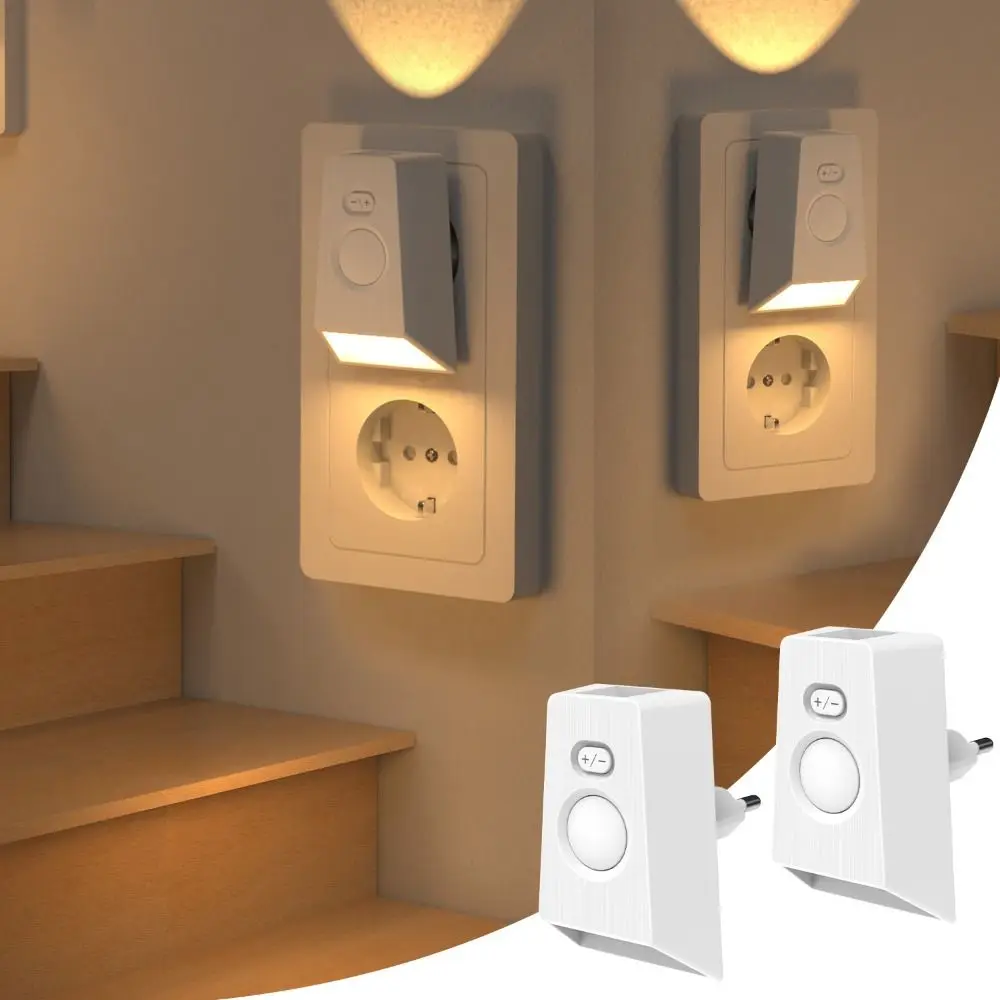 Auto on/Off Motion Sensor LED Night Light Portable Auto Shutdown Human Body Induction Lamp Mini Inductive