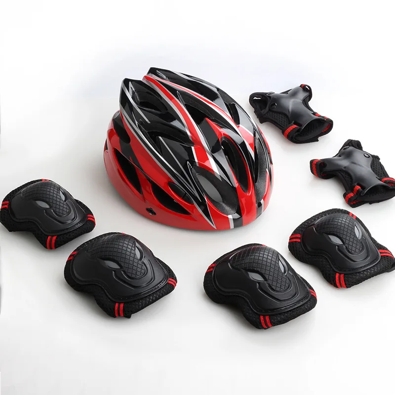 Casco de protección deportiva para niños y adultos, rodilleras y coderas para ciclismo, bicicletas de equilibrio para niños y niñas, monopatín