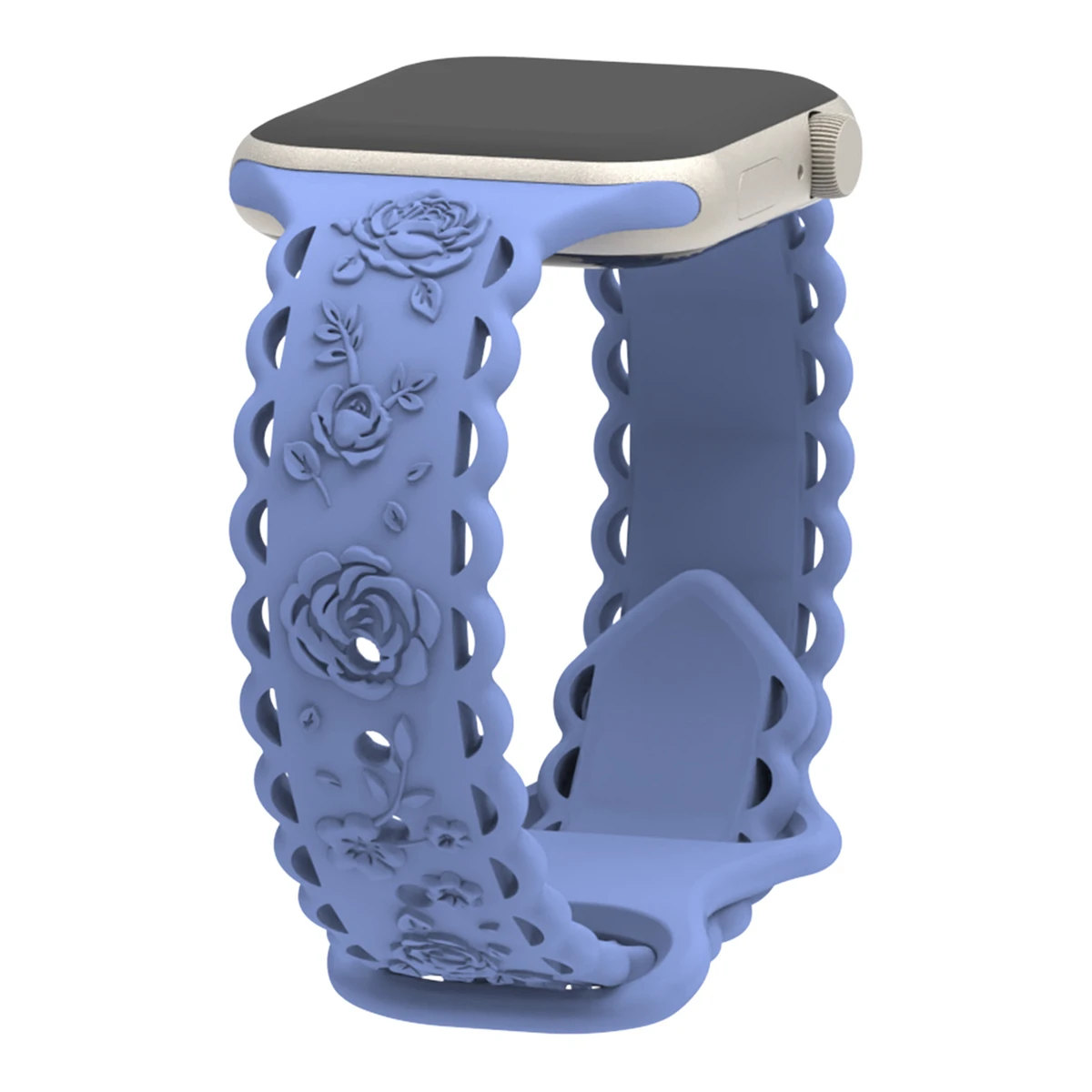 Pulseira de relógio para iWatch 42/44/45/49mm 38/40/41mm Pulseira de relógio esportivo de silicone para série de relógio Ultra2 Se 9/8/7/6/5/4/3/2/1_voghion.com