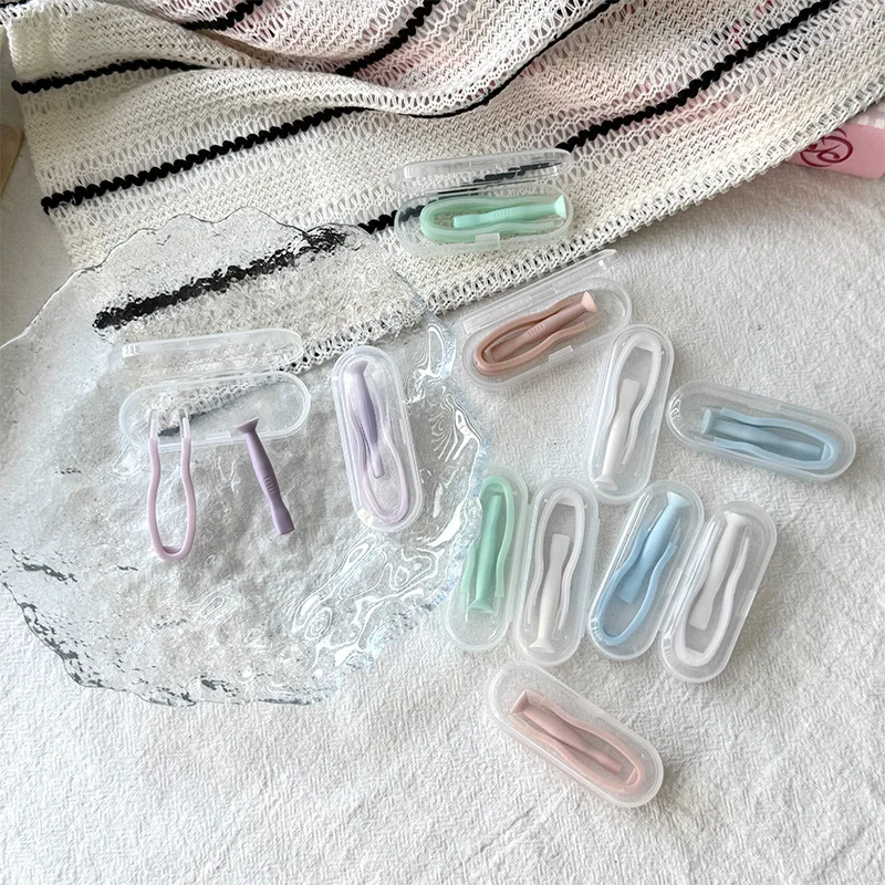 Multicolor New Contact Lens Tweezers Suction Stick Set Portable Contact Lenses Wearing Tool with Storage Box Eyewear Accessories