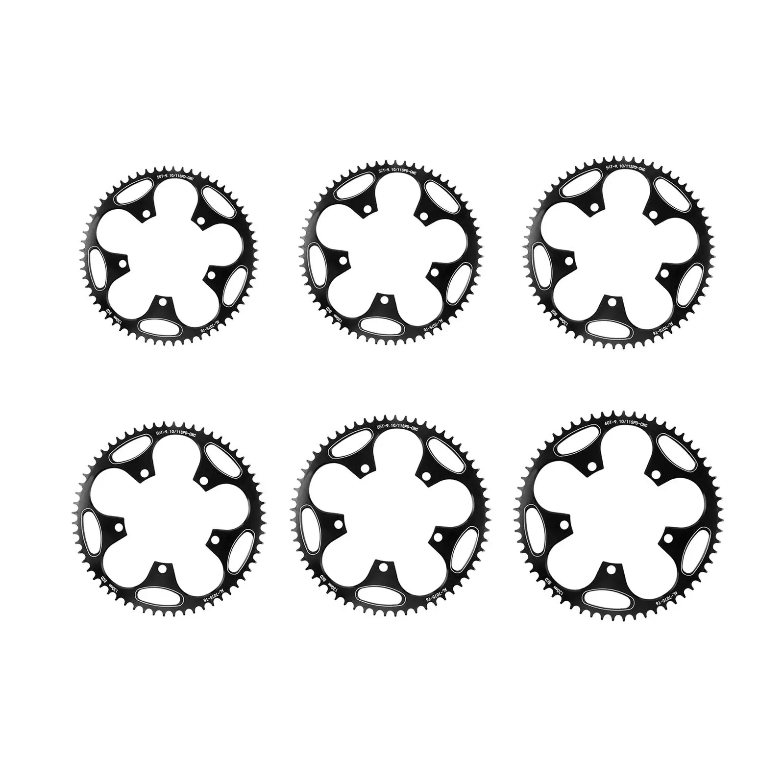 Bicycle Chainring 7075 Aluminum CNC 130BCD Narrow Wide Bike Replacement Part for MTB Crankset Road BMX Folding Bike view 6