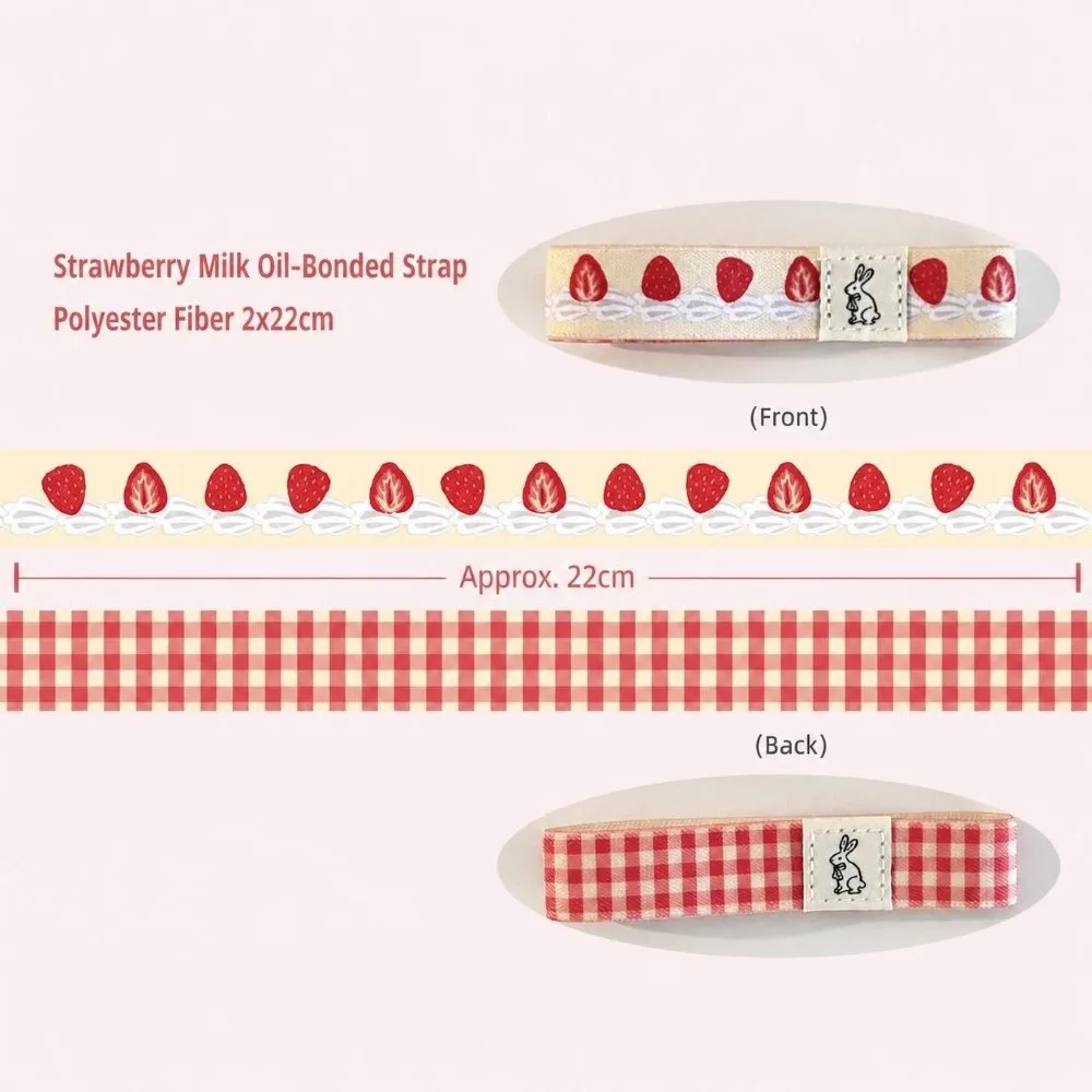 Picture 7: Practical Notebook Elastic Band Checkered Minimalist Double-Sided Strap Keeps Flat Polka Dot Elastic Strap for A6/M5/A7 Journals