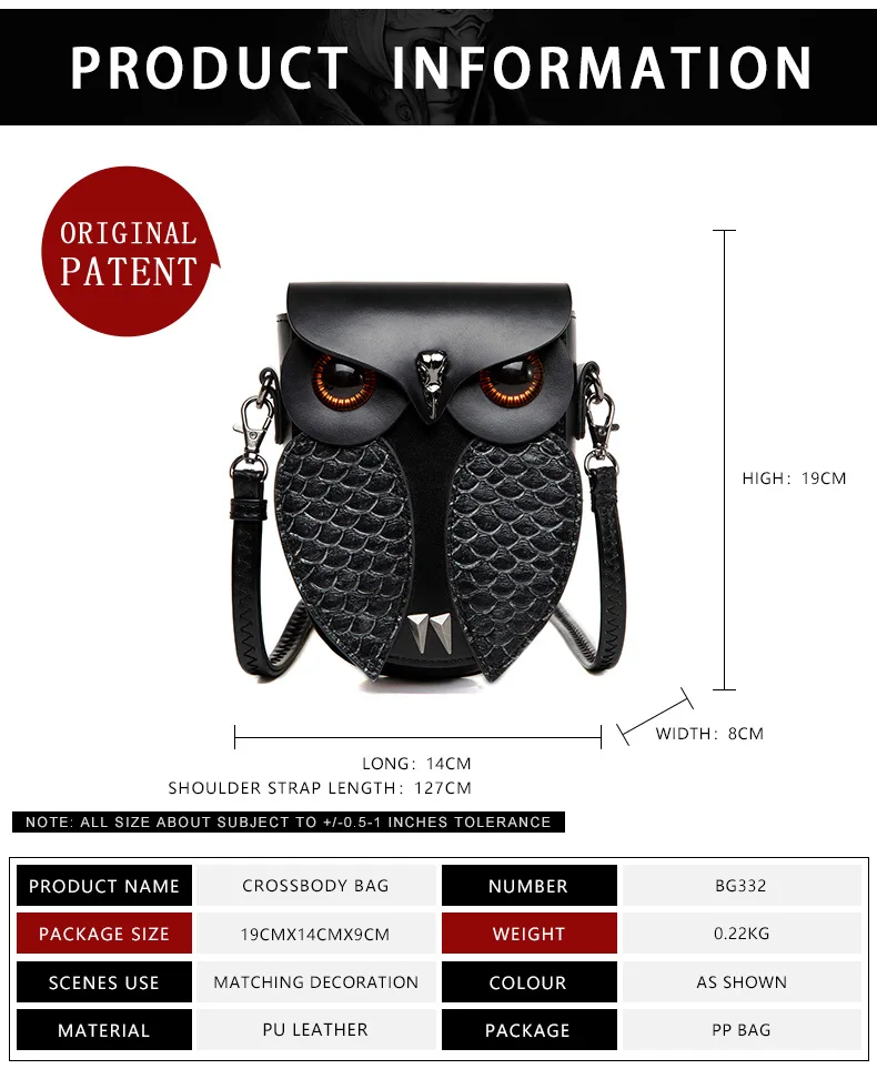 2026 Best-selling Retro PU Women's Shoulder Bag for Europe and America-Steam Punk Owl Crossbody Small Bag - Creative Zero Wallet