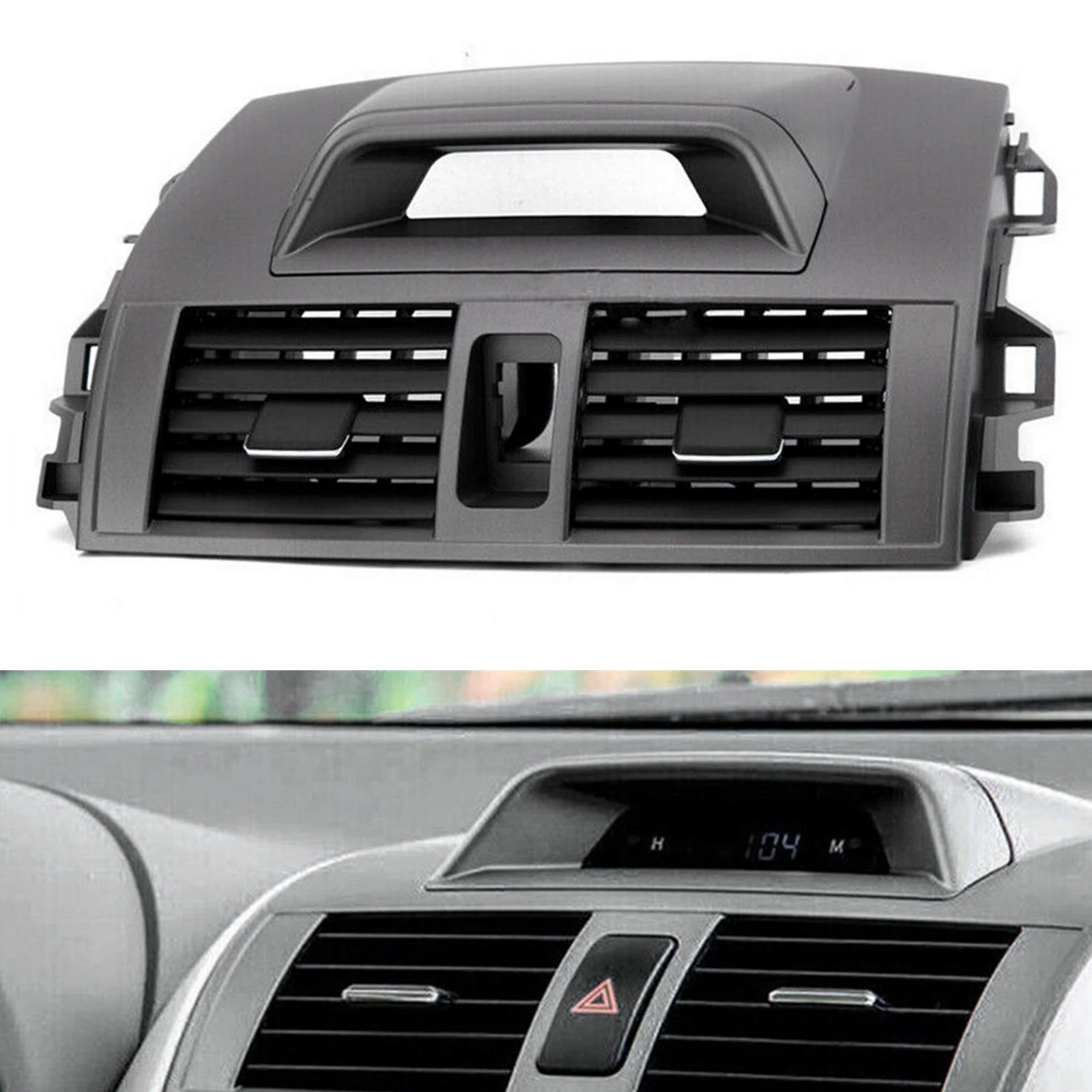 

Dashboard A/C Air Vent Outlet Panel Cover For Toyota Corolla 2009-2013 Front Center Console Dash Board Conditioning Frame Trim