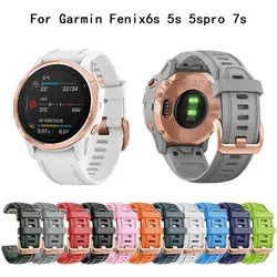 20Mm Dây Đồng Hồ Cho Fenix 6 6S 6S Pro 5S Silicone Watchbands Ban Nhạc Thay Thế Cho Fenix7s đồng Hồ Thông Minh Dây