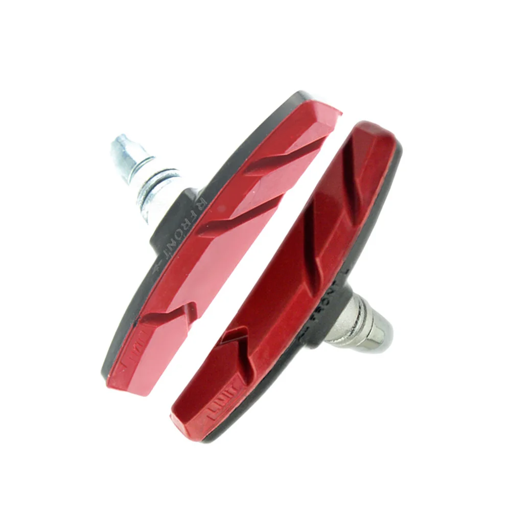 

Pads For Mountain Road Bike Rubber Stainless Steel Non-Slip Wear-Resistant Front Rear Braking Shoes Blocks