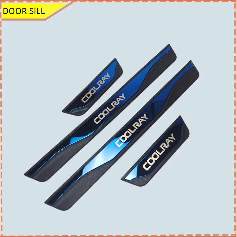 

For CHERY JAECOO 8 J8 2023 2024 Door Sill Scuff Plate Styling Trim Welcome Kick Pedal Bar Protector Car Accessories
