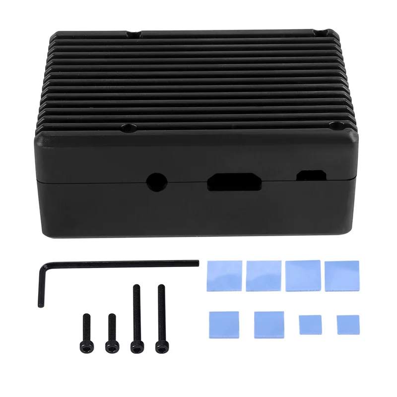 

Новинка-для Raspberry Pi 3 Model B, корпус из алюминиевого сплава, охлаждающий корпус, металлический корпус, рассеивание тепла, для Raspberry Pi 3B/3B +