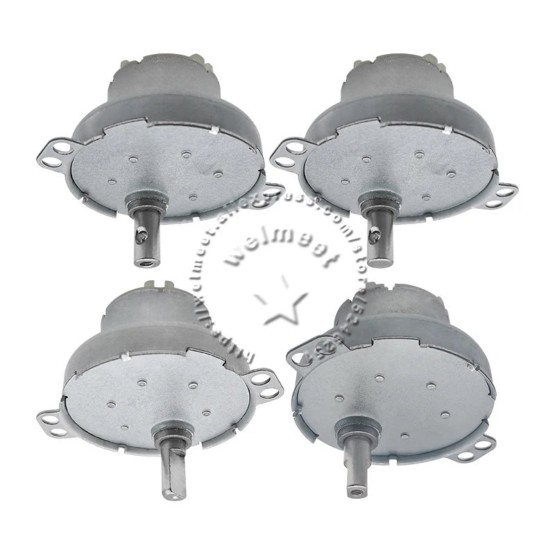 JS-50T Mini Gear Motor for BBQ Grills Fan Oscillating Rotating Mechanism Heater Oscillating Motor Shared Tissue Dispenser Motor