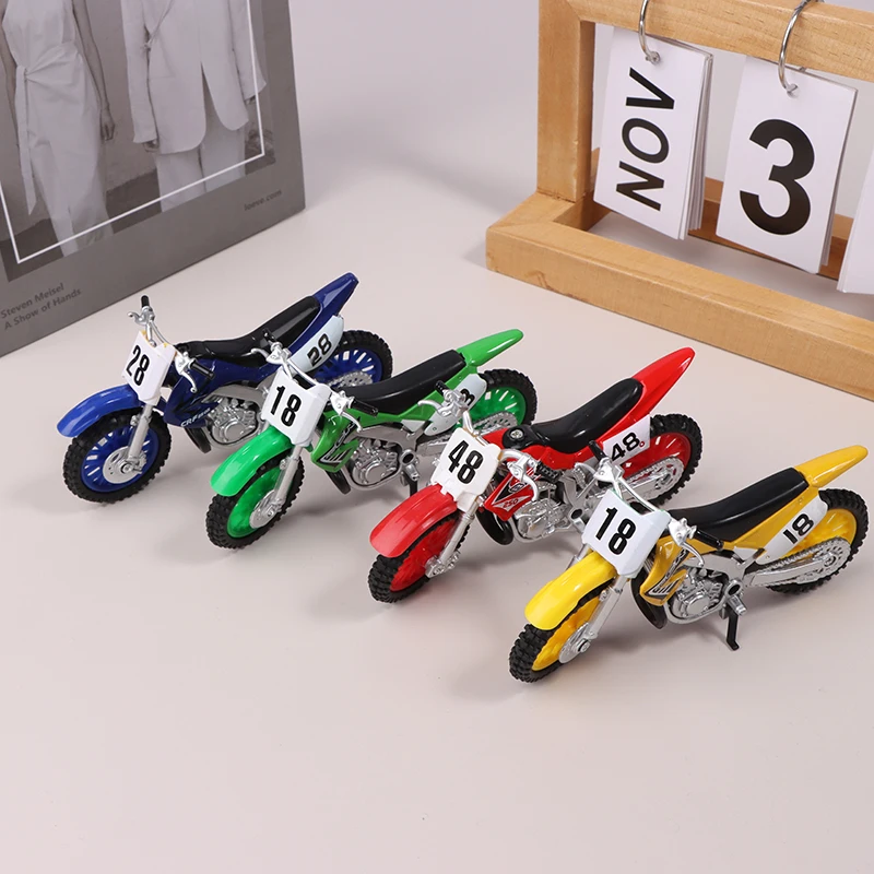 Simulated Alloy Motocross Motorcycle Model Toy Adventure Alloy Motorcycle Model Kids Toy Gift