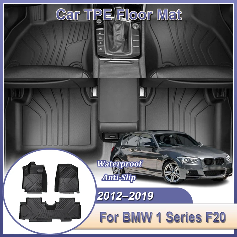 

For BMW 1 Series F20 2012~2019 118i 120i M140i M135i 120d Car TPE Floor LHD Auto Floor Mats Cushion Foot Odorless Pad Accessorie