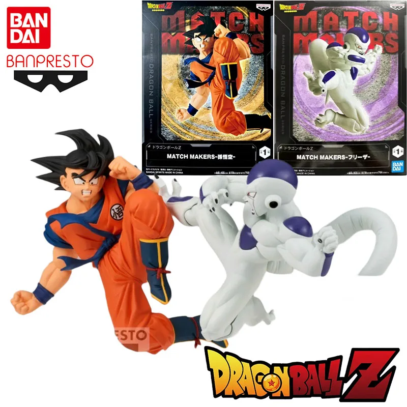 

Bandai Genuine Banpresto Dragon Ball Z Anime Figure Son Goku Frieza Action Figure Toys for Kids Christmas Gift Collectible Model