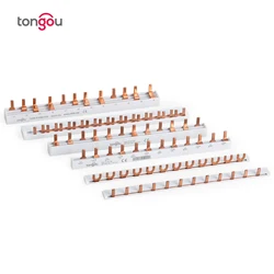 PIN TYPE Fork Type Copper Busbar for Distribution Box Circuit Breaker MCB 63A Connector Busbar Connection