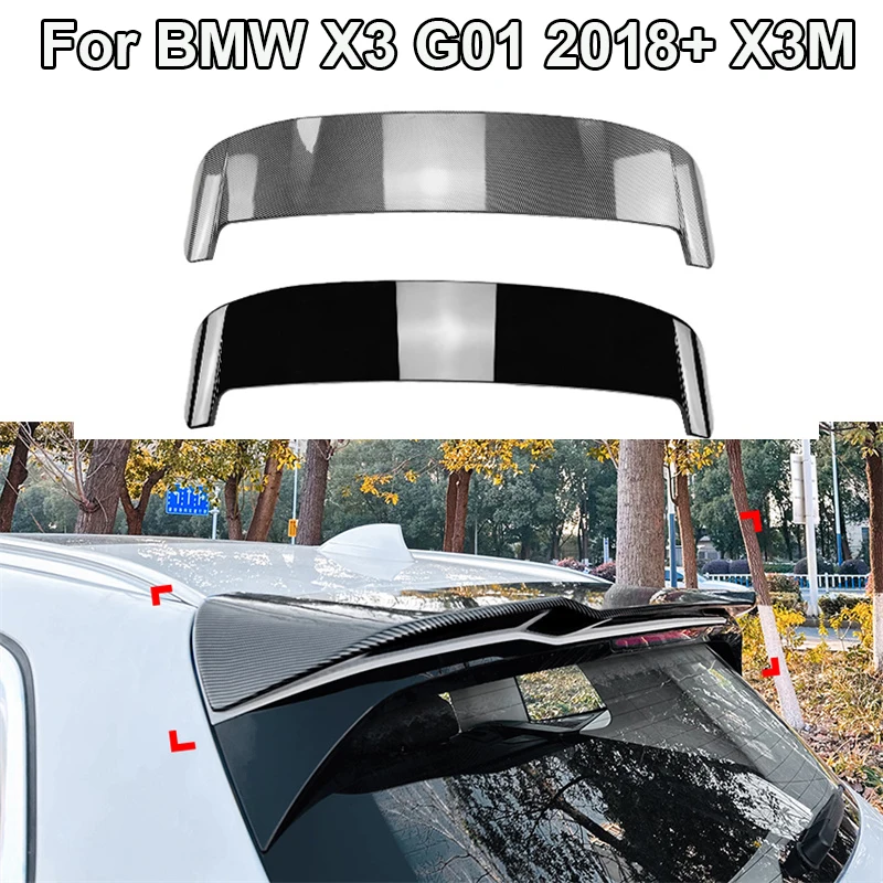 For BMW X3 G01 2018+ X3M Spoiler Rear TRUNK Top Tail Tailgate Splitter Lip Spoiler Wing Exterior Modification HIGH KICK DUCKBILL