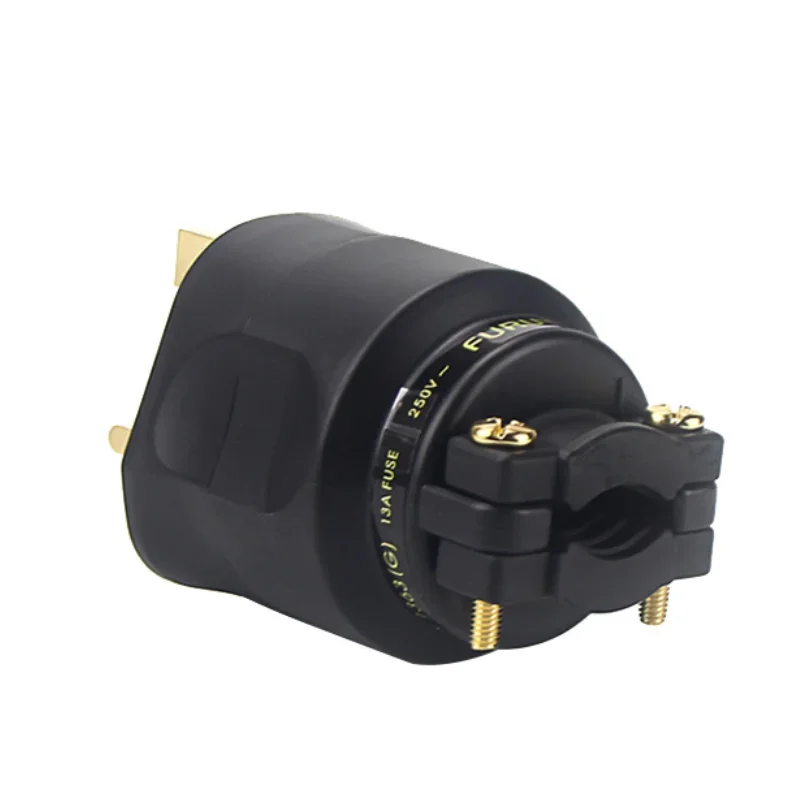 Adaptador de Audio HiFi Furutech Electric UK AC, FI-UK enchufe de alimentación, conector IEC chapado en oro/rodio