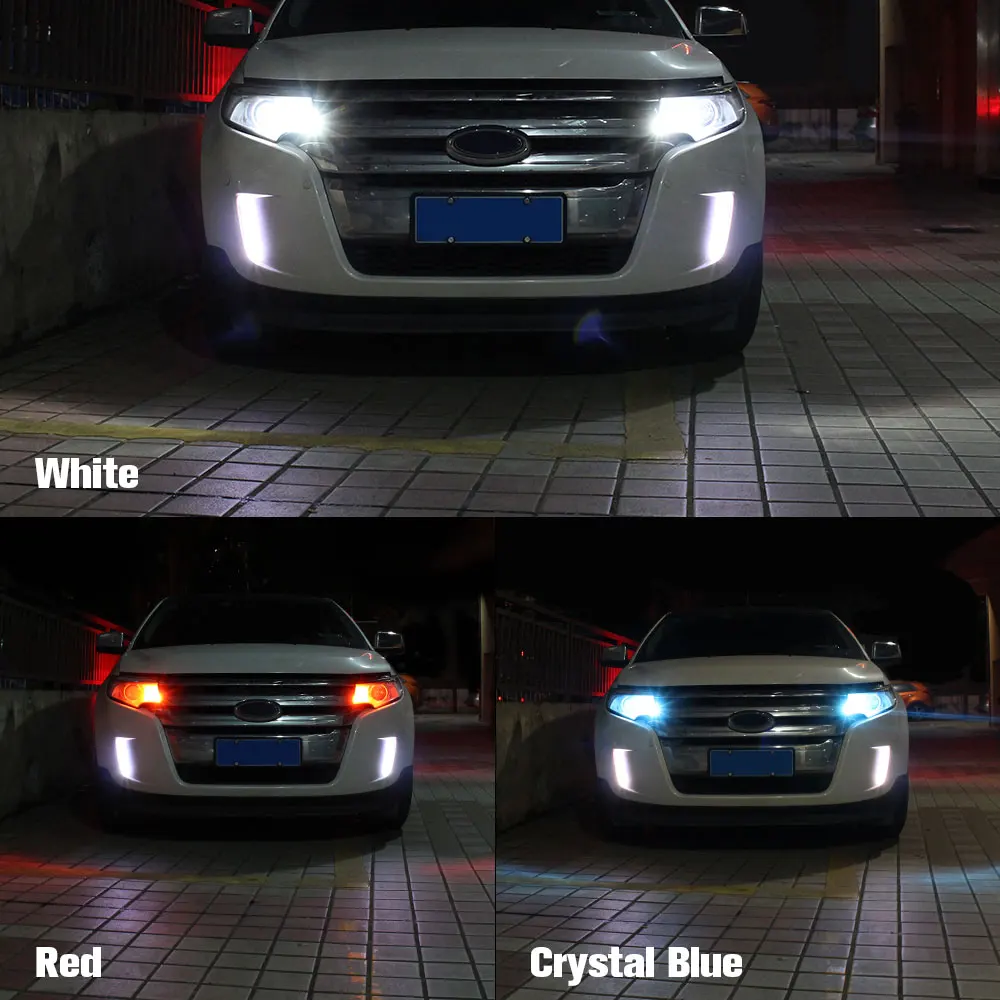 2pcs LED ไฟวิ่งกลางวัน DRL หลอดไฟ CANbus อุปกรณ์เสริมสําหรับที่นั่ง Mii 2011-2019 2012 2013 2014 2015 2016 2017 2018