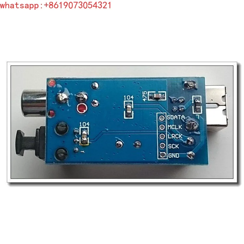 Audiophile digital sound card USB to coaxial fiber DTS source code output I2S output
