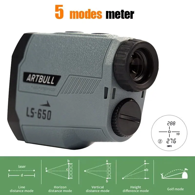 Telêmetro Laser de Golfe Artbull 1000M — foto 2