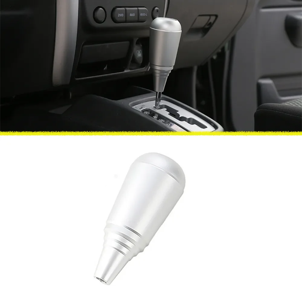

for Suzuki Jimny 2007-2017 Gear Shift Lever Knob Button Decorative Decal Cover Trim Metal Silver Red Car Interior Accessories