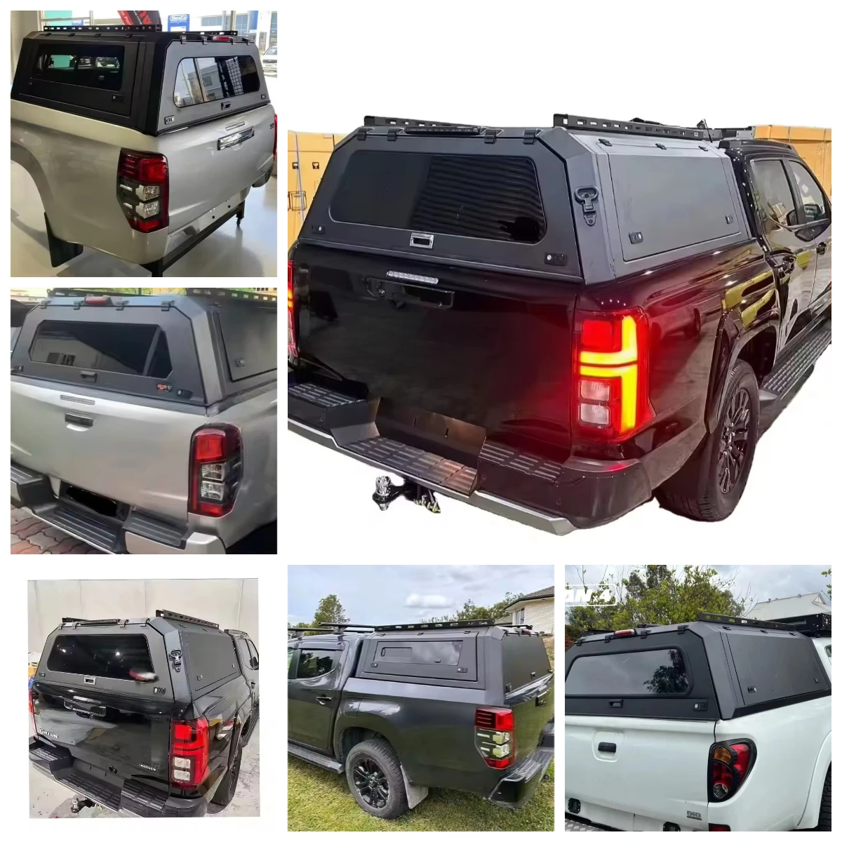 

Steel Manual Waterproof Locking Hard Top Canopy for Mitsubishi L200 with No Drill Installation