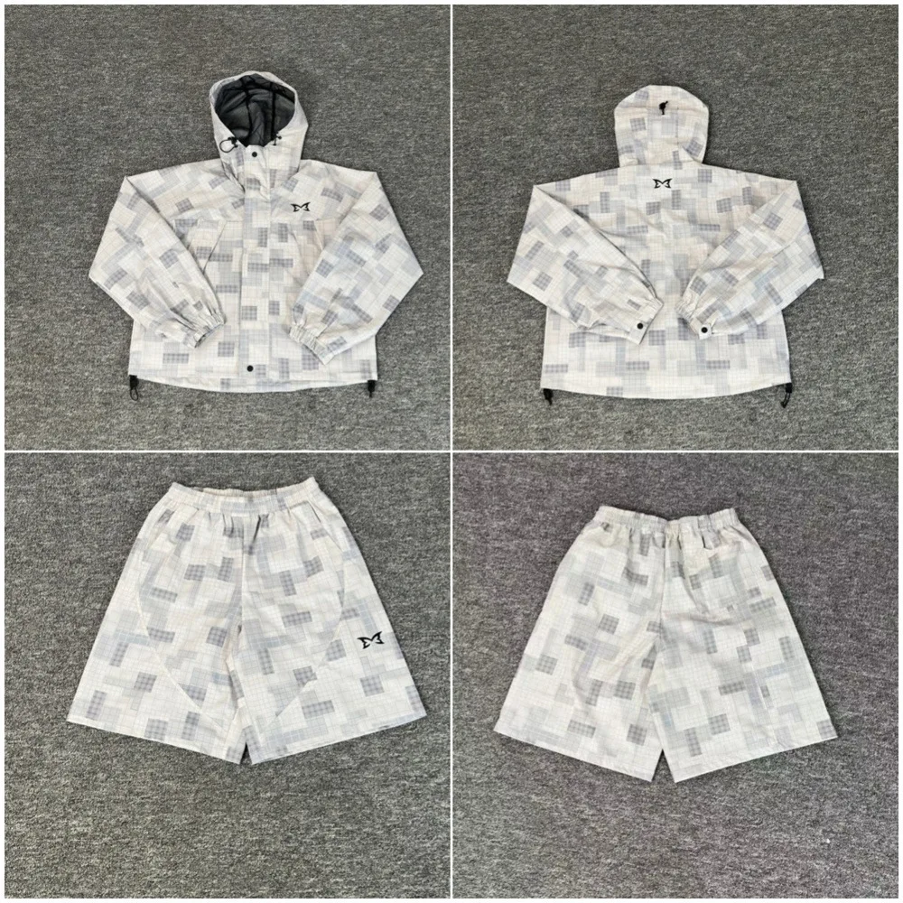 

Mertra woven windbreaker, shorts, outfit, hip-hop rap casual loose American sports outfit, trendy