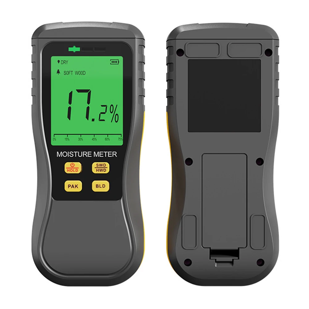 HY16C Non-Destructive Precision Induction Wood Paint Wall Moisture Tester Fingertips Operation