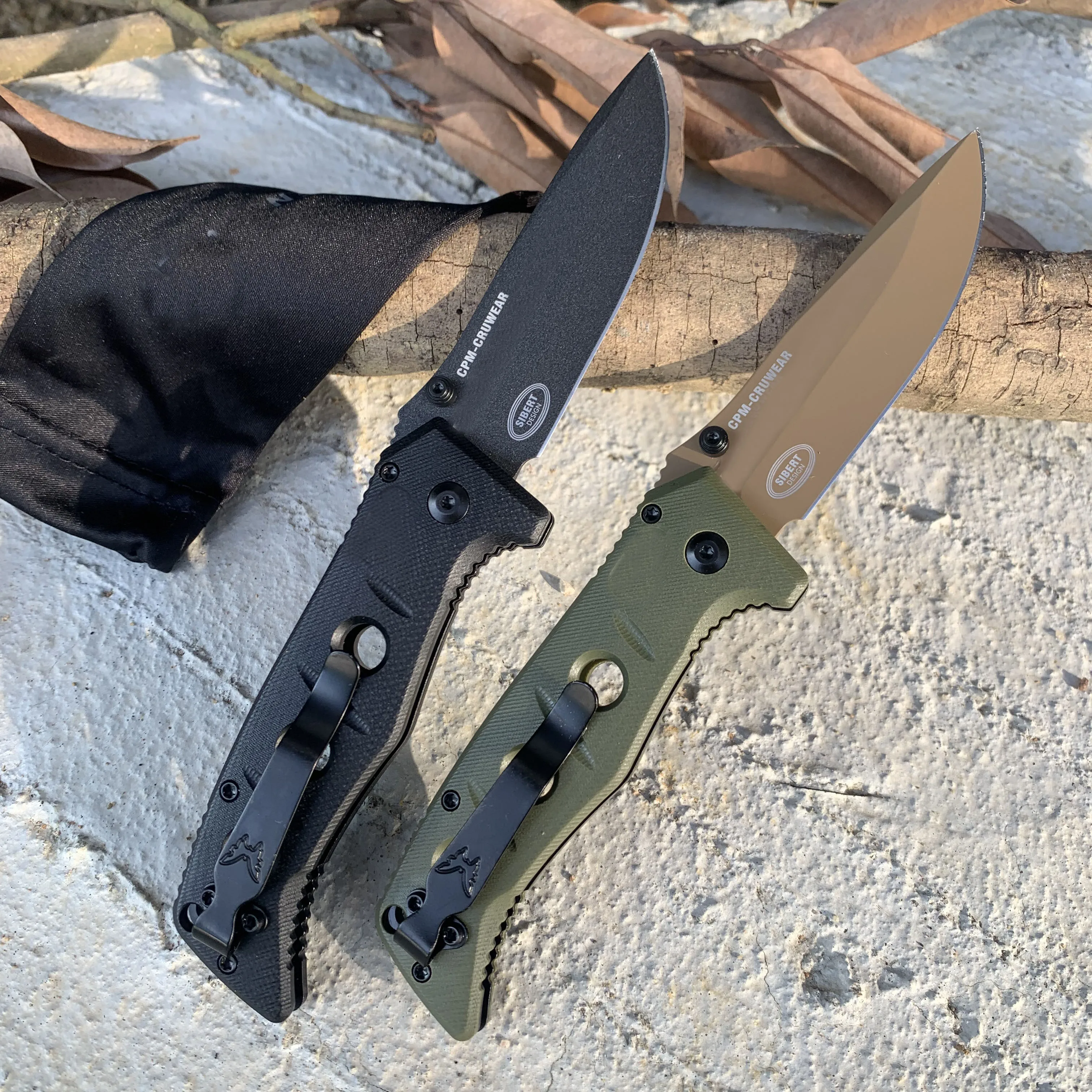 Cuchillo plegable grande/mediano de alta dureza 9cr18, cuchillos de caza al aire libre, multiherramienta militar EDC, nuevo, 275