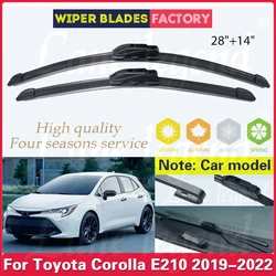 Car Windscreen Wipers For Toyota Corolla E210 2019 2020 2021 2022 Front Wiper Blades Brushes Windscreen Cleaning Car Accessories