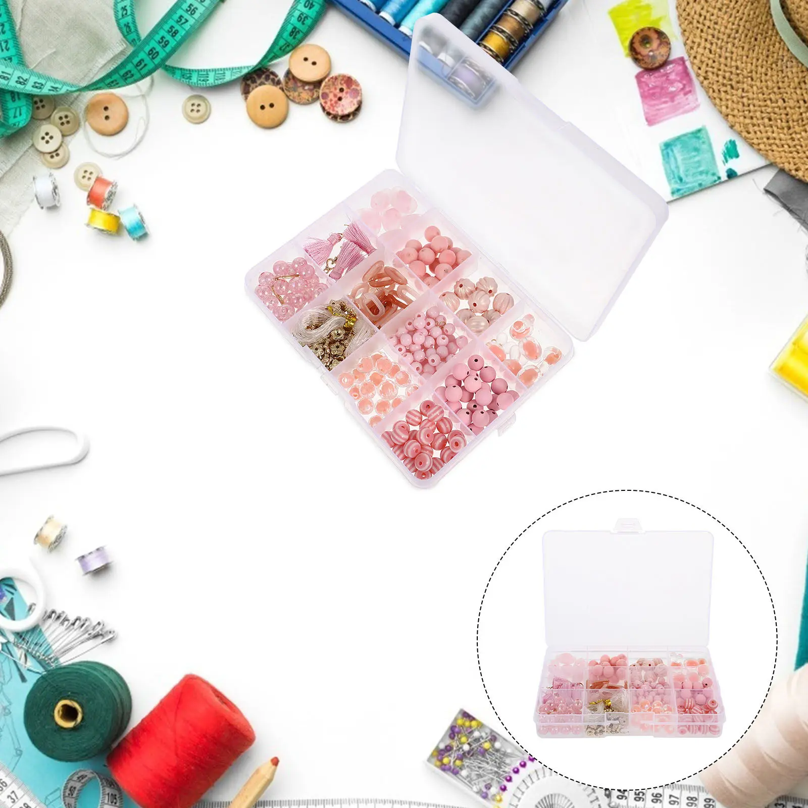 

Набор для самостоятельного изготовления украшений: пластиковые бусины для браслетов, ожерелий, серег, аксессуары для рукоделия, подарочные принадлежности