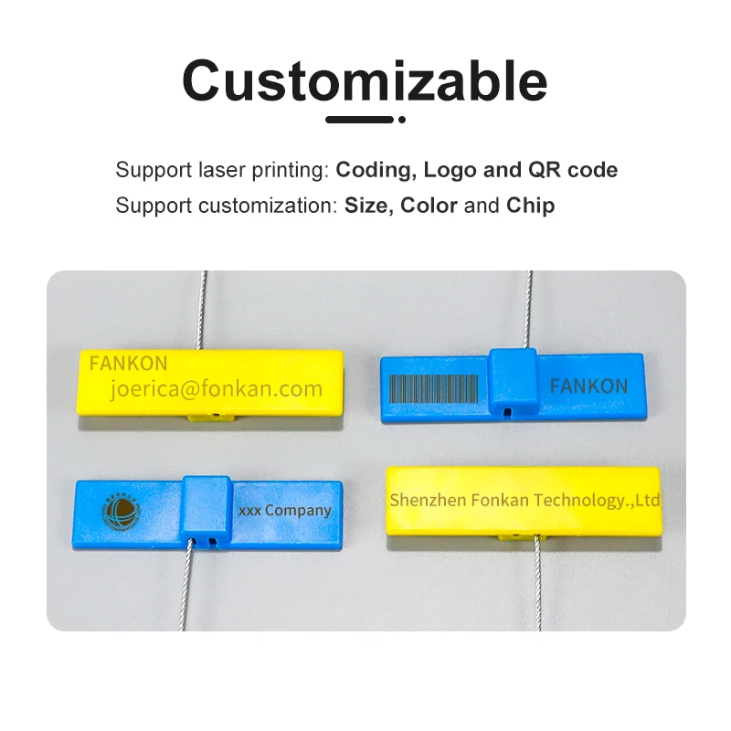 UHF RFID Remote Binding Lead-Sealed Metal Labels For Warehouse Management