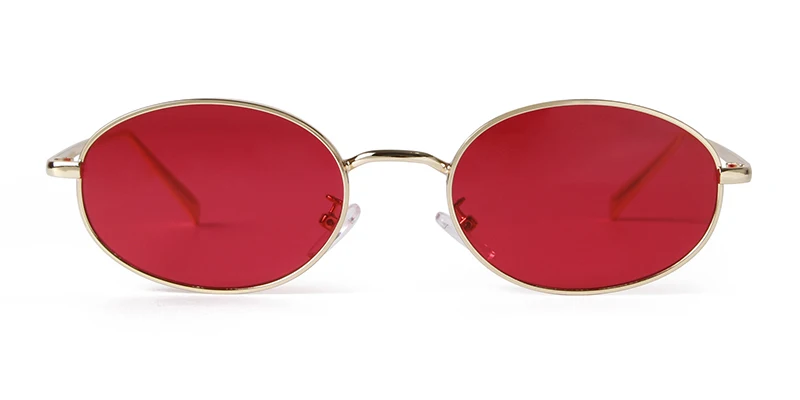 Trendige Retro-Metall-Oval-Sonnenbrille für Damen und Herren, Markendesigner, 90er-Jahre-Mode, Vintage, runde Sonnenbrille, klassische grüne Farbtöne S9535 – Detail 17
