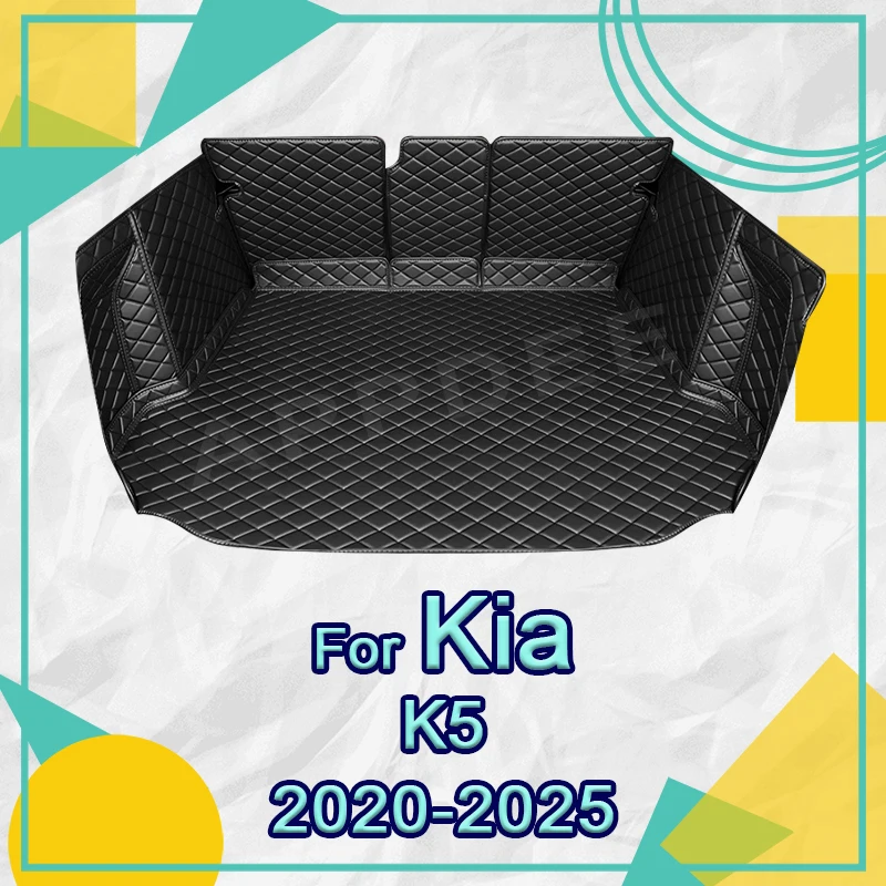 

For Kia K5 2020-2025 2024 2023 22 21 Auto Full Coverage Trunk Mat Car Boot Cover Pad Cargo Liner Interior Protector Accessories