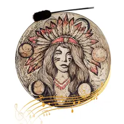 Shaman Drum Hand Drum Native American Drum With Drumstick Frame Drum Shamanic Drum Spiritual Gifts For Meditation Yoga Musical